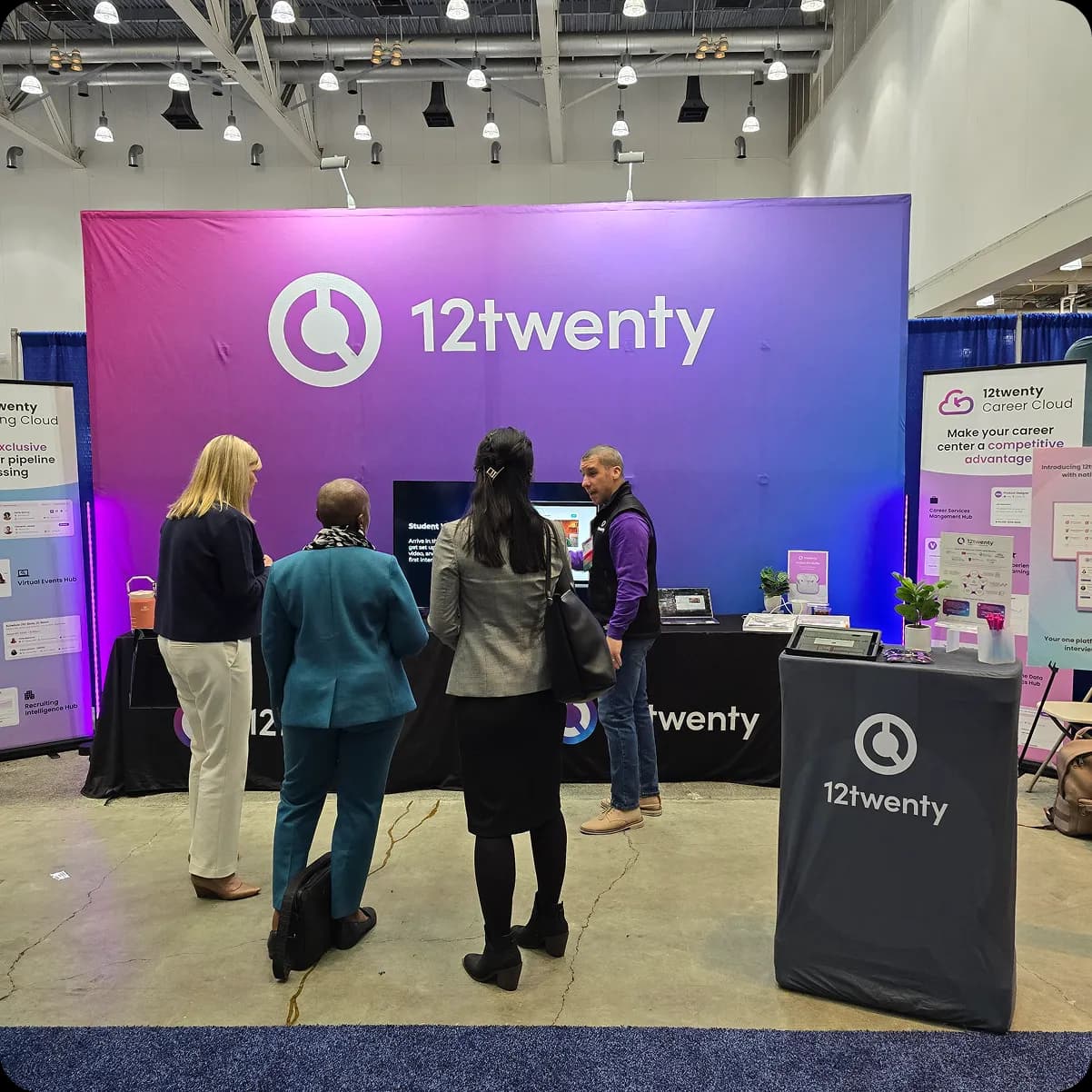 This is an example of a medium-sized conference booth for 12Twenty.